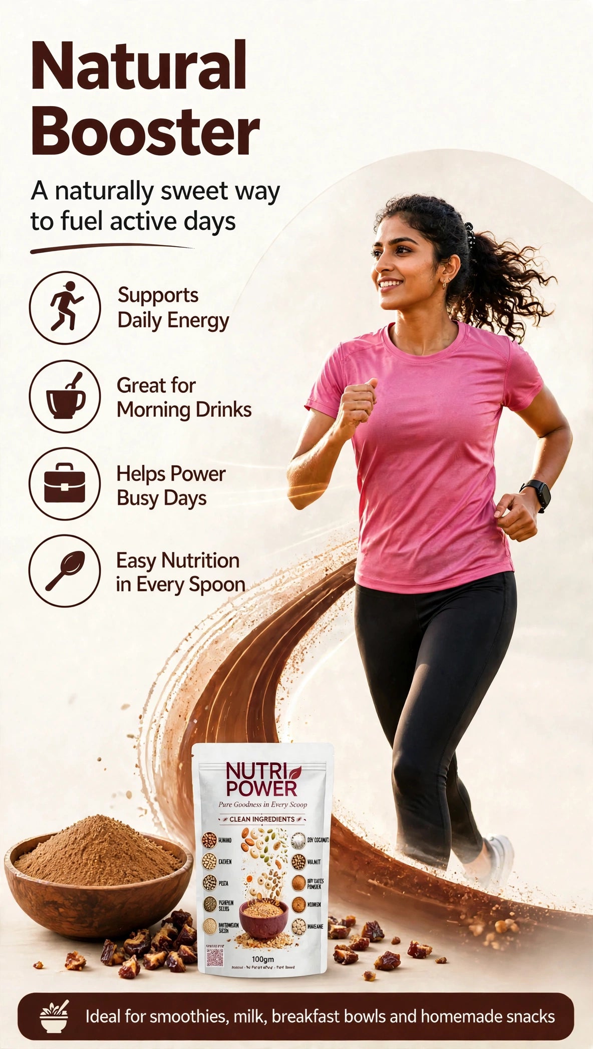 Nutri Power - Premium Dry Fruit Powder | 100g