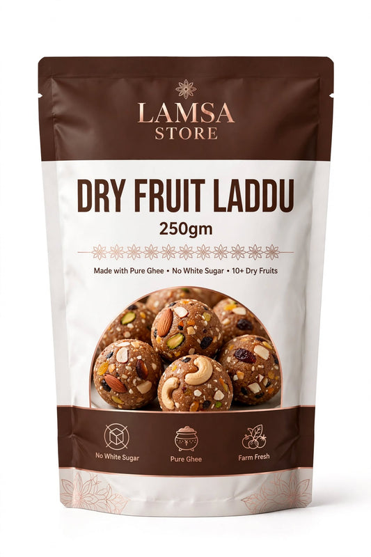 Dry Fruit Laddu 250gm | Made with Pure Ghee & Dates
